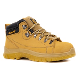 Zapatos de trabajo hombre URGENT 114/S1 amarillo con puntera 1