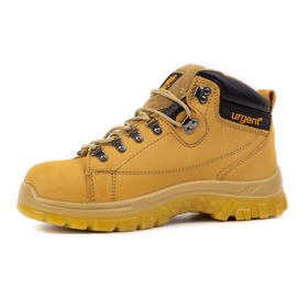 Zapatos de trabajo hombre URGENT 114/S1 amarillo con puntera 2
