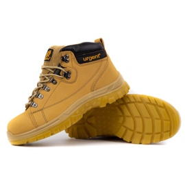 Zapatos de trabajo hombre URGENT 114/S1 amarillo con puntera 4