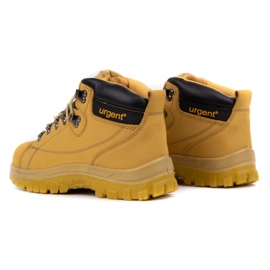 Zapatos de trabajo hombre URGENT 114/S1 amarillo con puntera 5