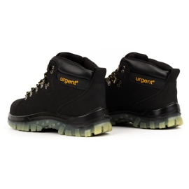 Zapatos de trabajo hombre URGENT 114/S1 Negro con puntera 6