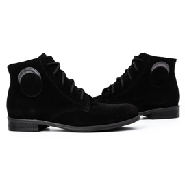 Olivier Botas aislantes de ante para mujer 1024 negro 3