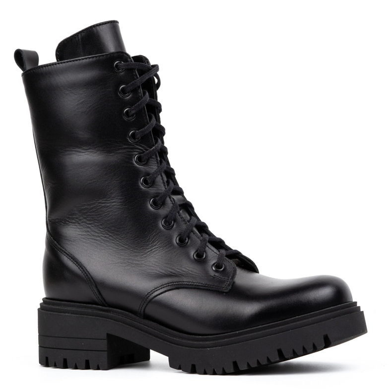 Olivier Botas altas mujer de piel 1064 negro 1