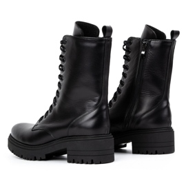 Olivier Botas altas mujer de piel 1064 negro 5
