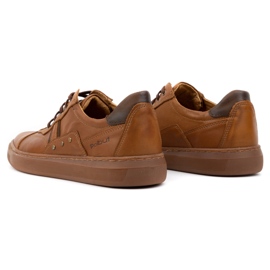 Polbut Zapatos hombre piel 1801/2 Axe camel marrón 7