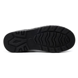 KOMODO Botas Chelsea anchas de invierno para hombre, botas de piel, 925K, negro 5