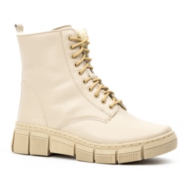 WASAK Botas mujer invierno piel 0660W crudo beige 2