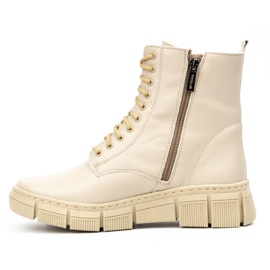 WASAK Botas mujer invierno piel 0660W crudo beige 1