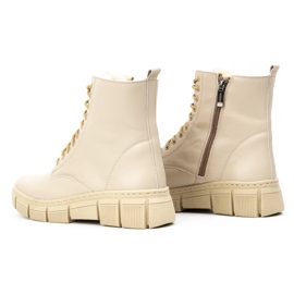 WASAK Botas mujer invierno piel 0660W crudo beige 5
