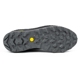Olivier Zapatos trekking de piel para hombre 405KZ, negro 7