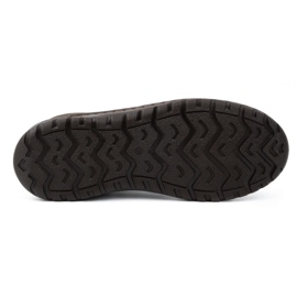 Kampol Zapatos sin cordones de piel para hombre 12KAM, marrón oscuro 8