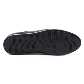 Olivier Zapatos elegantes de piel para hombre 276LU, negro 6
