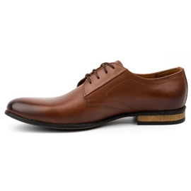 Kampol Zapatos formales hombre piel 331KAM marrón 1