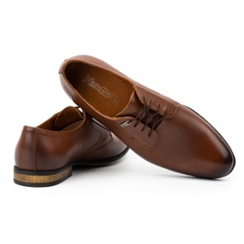Kampol Zapatos formales hombre piel 331KAM marrón 5
