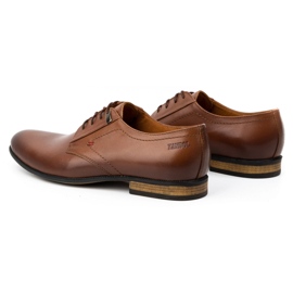 Kampol Zapatos formales hombre piel 331KAM marrón 6