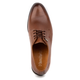 Kampol Zapatos formales hombre piel 331KAM marrón 7
