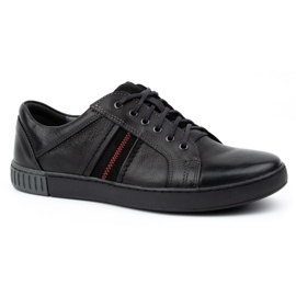Kampol Zapatos casual hombre piel 29KAM Negro 1