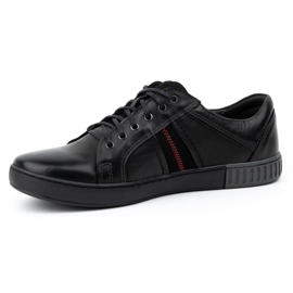 Kampol Zapatos casual hombre piel 29KAM Negro 2