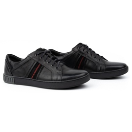 Kampol Zapatos casual hombre piel 29KAM Negro 3