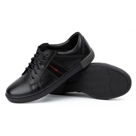 Kampol Zapatos casual hombre piel 29KAM Negro 4