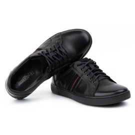 Kampol Zapatos casual hombre piel 29KAM Negro 5