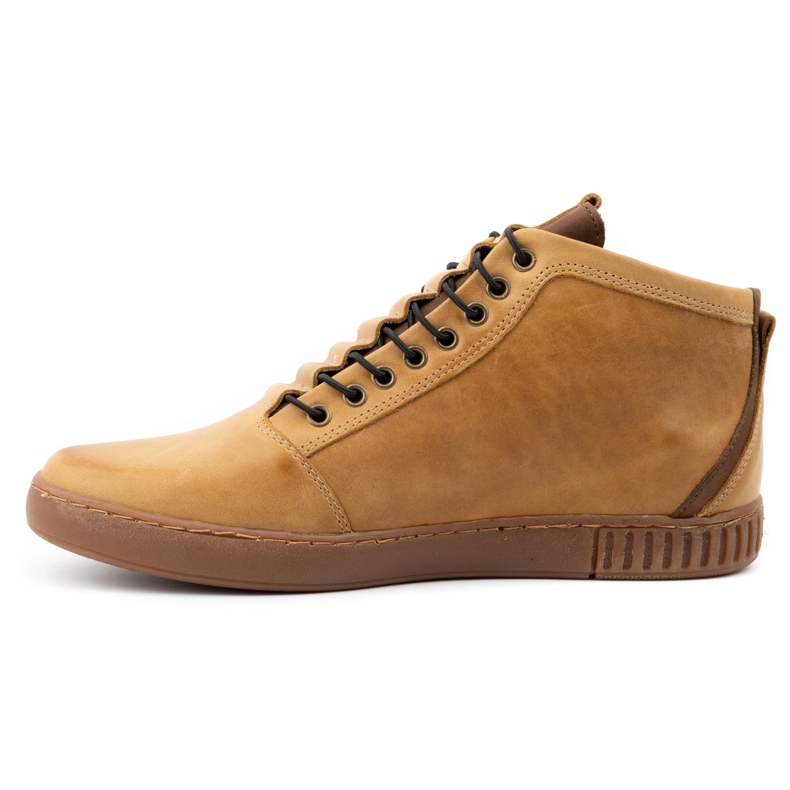 Polbut Botín hombre piel aislante 2122 marrón 1