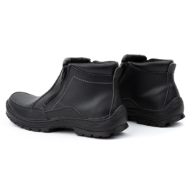 Olivier Botas Chelsea de invierno para hombre 990CU Negro 5