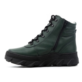 WASAK Botas de nieve mujer piel invierno 0697W verde 1