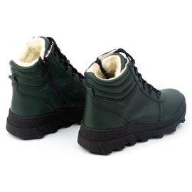 WASAK Botas de nieve mujer piel invierno 0697W verde 7