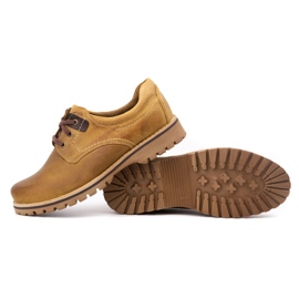 KOMODO Botas de piel para hombre 879 rojo naranja 4