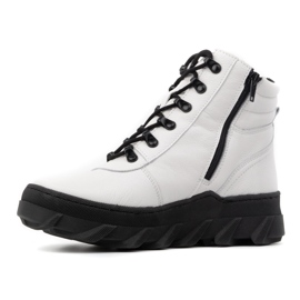 WASAK Botas de nieve mujer invierno piel 0697W blanco 2