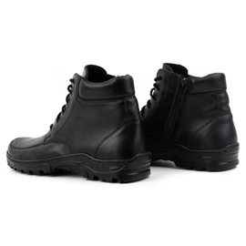 WASAK Botines aislantes para hombre, piel Polish 0151W, negro 5