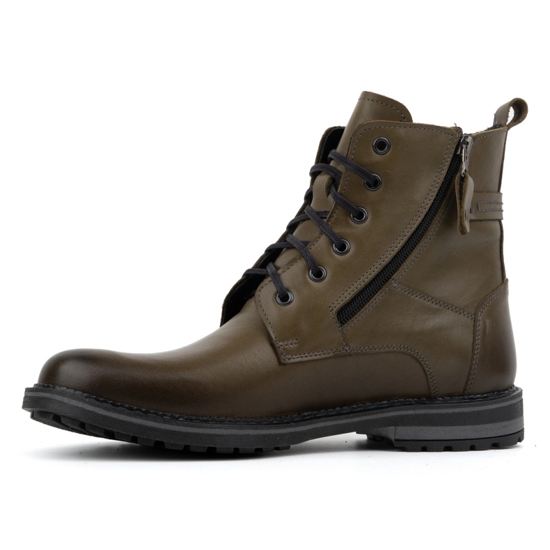 Kampol Botas de piel de invierno para hombre 155KAM verde 1 Kampol Botas de piel de invierno para hombre 155KAM verde 1