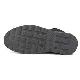 Botas de invierno con cordones para hombre en piel WASAK 0220 negro 6