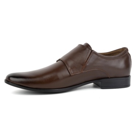 Olivier Zapatos formales de piel Monki 287LU marrón oscuro 1