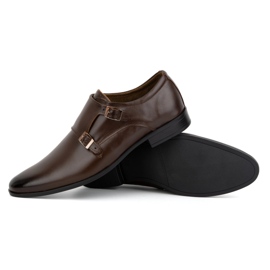 Olivier Zapatos formales de piel Monki 287LU marrón oscuro 3