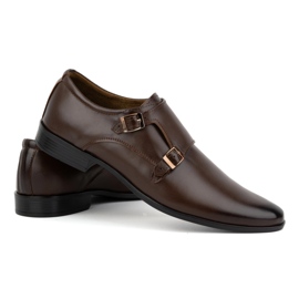 Olivier Zapatos formales de piel Monki 287LU marrón oscuro 4