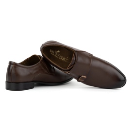 Olivier Zapatos formales de piel Monki 287LU marrón oscuro 7