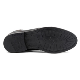 Olivier Zapatos de invierno para hombre, botines elegantes 282LU, negro 5