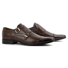 Olivier Zapatos formales de piel Monki 306LU marrón oscuro 2