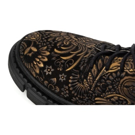 Olivier Zapatos de mujer de piel con suela gruesa, flores, 1.134 PLN multicolor 17