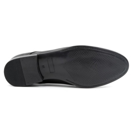 Olivier Zapatos formales hombre piel 277 negro con burdeos 6
