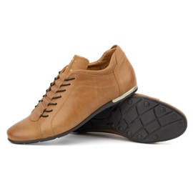 Polbut Deportivas hombre piel 2123 rojo beige 3
