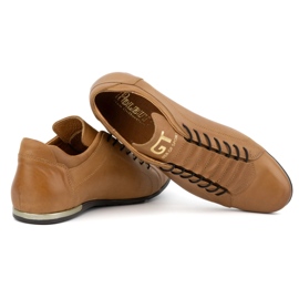 Polbut Deportivas hombre piel 2123 rojo beige 4
