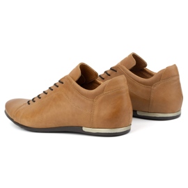 Polbut Deportivas hombre piel 2123 rojo beige 5