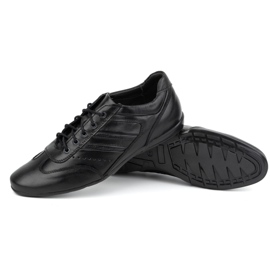 Olivier Zapatos de piel para hombre, negro, modelo sport 7004DT, negro 4