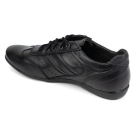 Olivier Zapatos de piel para hombre, negro, modelo sport 7004DT, negro 8