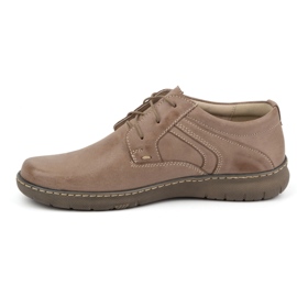Olivier Zapatos mujer piel 0819, beige oscuro 1