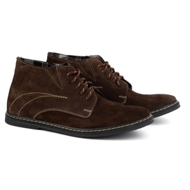 Olivier Botas Chelsea de hombre con cordones 307lu marrón 2