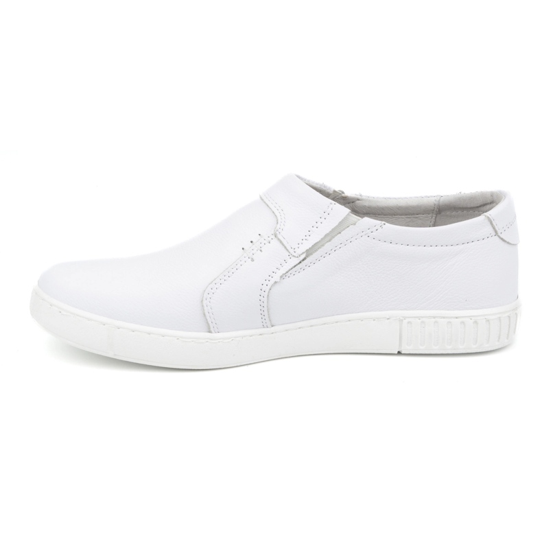 Polbut Zapatos slip-on hombre piel 334/2 blanco 1